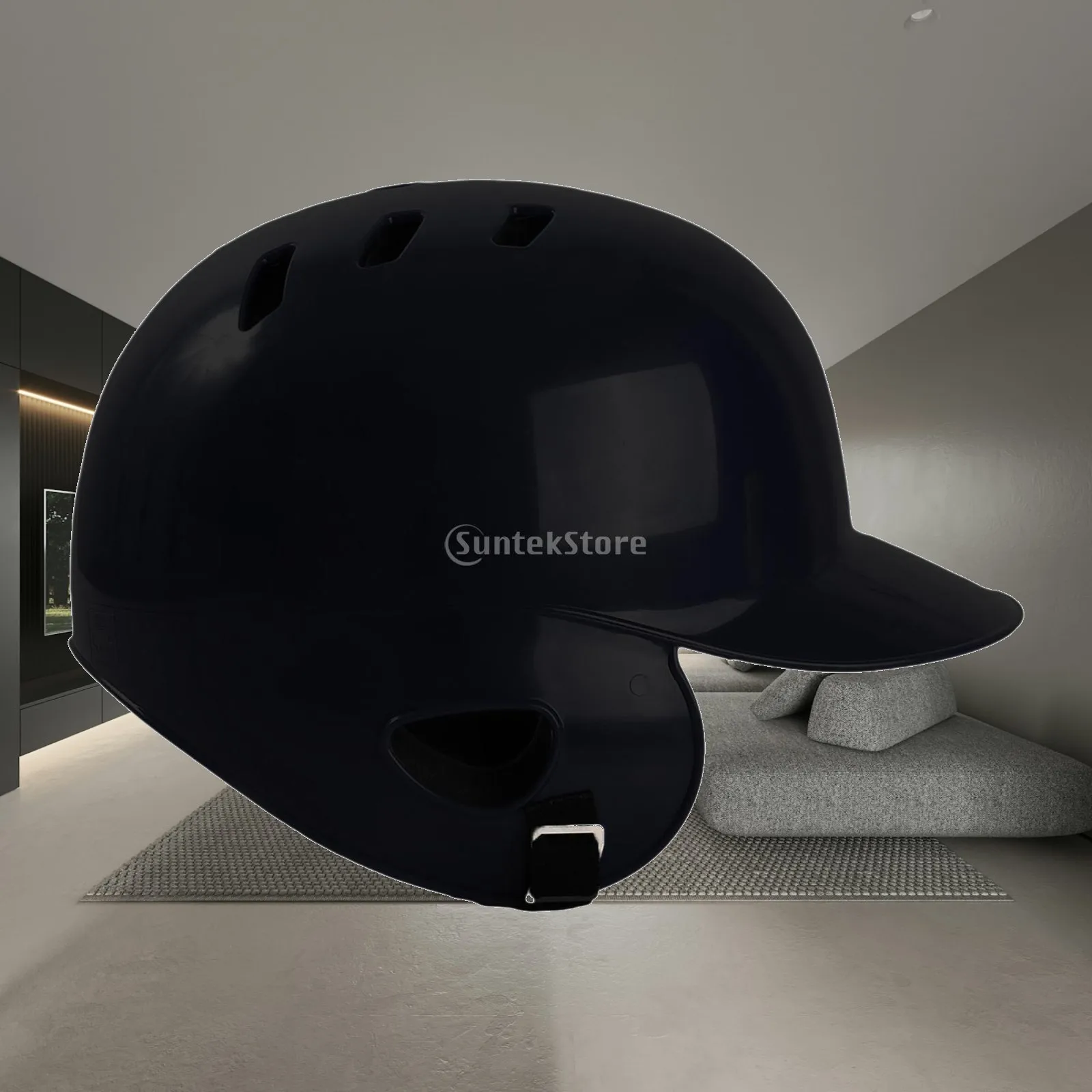 Batting Helmet Facemask Ready Design Sturdy ABS Sponge Comfortable Ventilation for Baseball Training