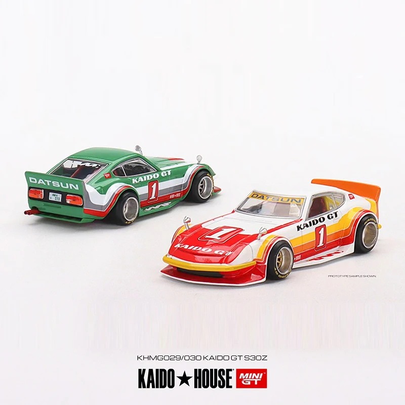 

MINIGT+KAIDO 1:64 Model Car Datsun Fairlady Z GT V1 Alloy Open Hood Collection