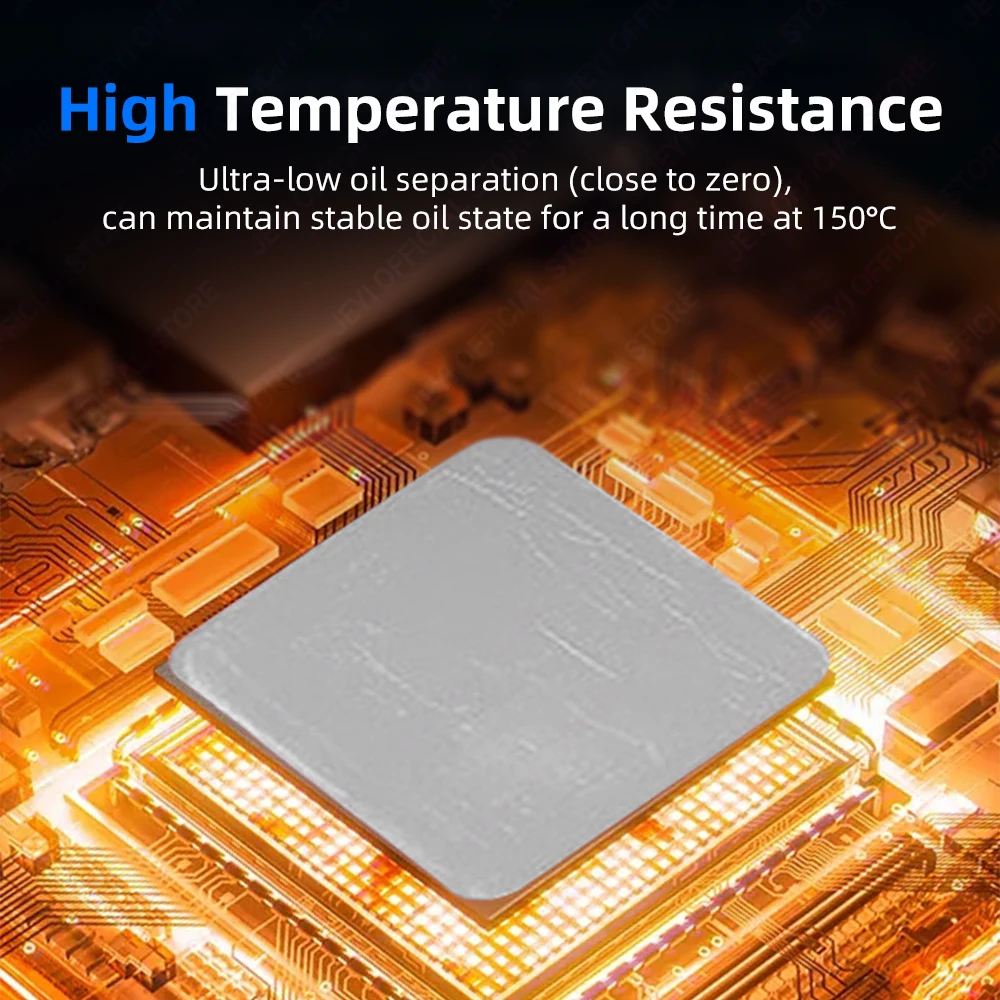 JEYI 10g High-Performance Thermal Paste – 10W/m·K Silicone Grease for CPU, GPU, VGA, Laptop & HeatSink Non-Curing, Easy to Apply