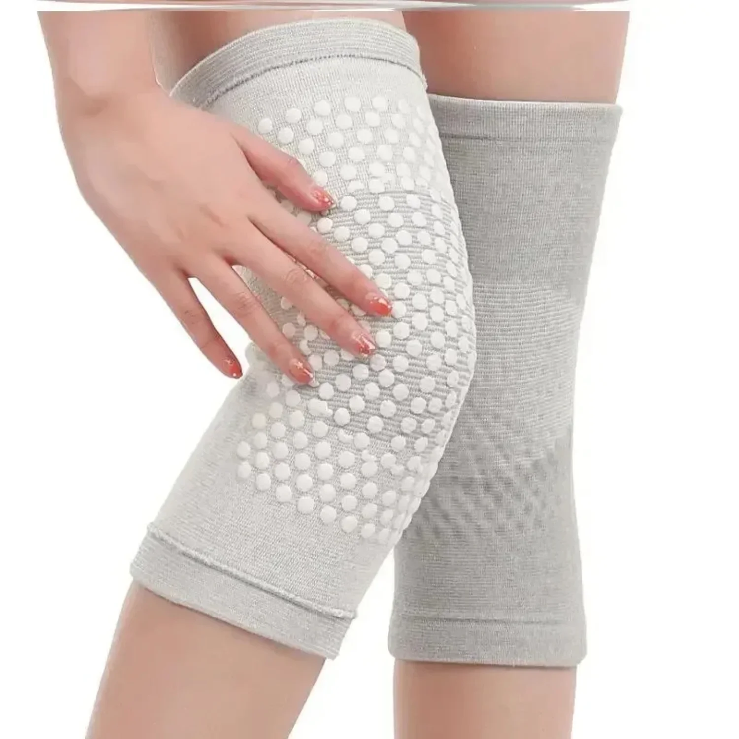 

Warm Knee Brace Arthritis Joints Pain Relief Security Protection Kneepads Knee Support 1 Pair Self-heating Knee Pads