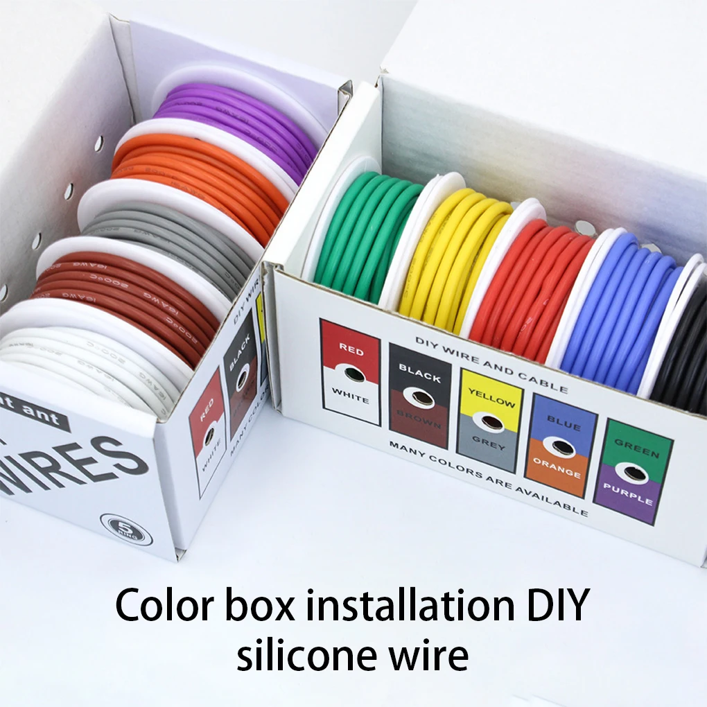 50M 30AWG DIY Electrical Wire Stranded Tinned Copper Line Multipurpose Anti-abrasion Wrapping Wrap Cable Home Improvement Parts