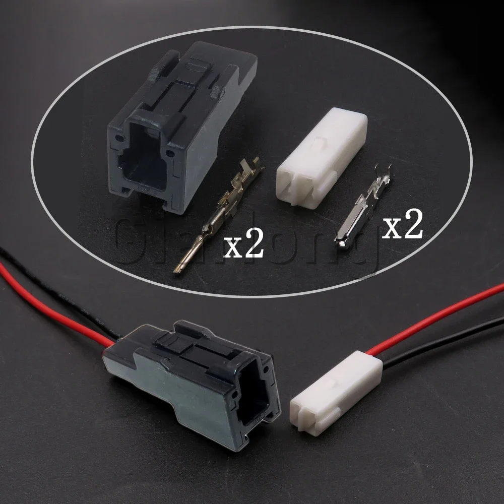 1 Set 2 Ways 6098-2803 AC Assembly Car Male Plug Female Socket 6098-2541 Auto Parts Automotive Wire Harness Connector