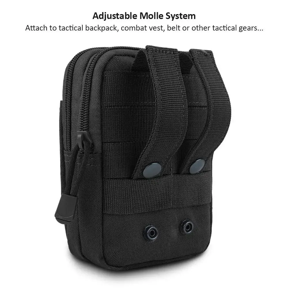 Molle Tasche Gürtel Hüfttasche Männer Kleine Tasche Überleben Werkzeugtasche für Laufen Reisen Camping Jagd Airsoft – Detail 17