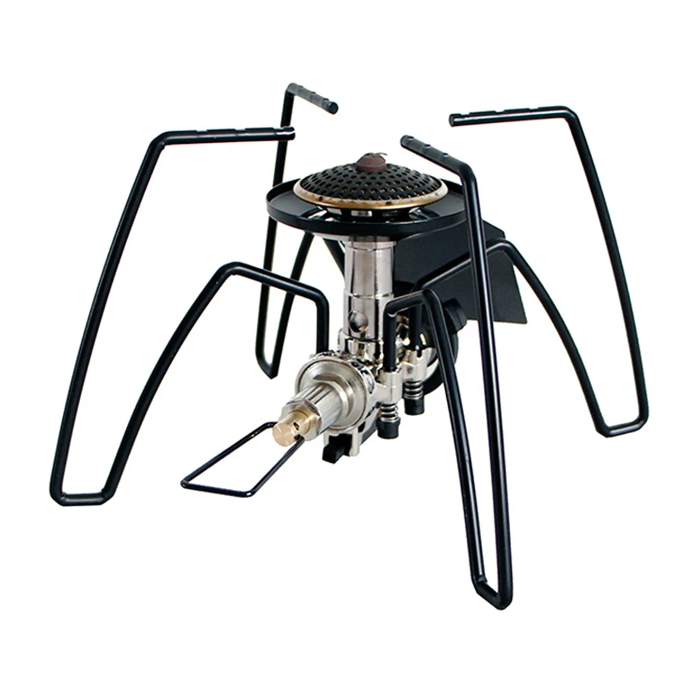 حقيبة ظهر قابلة للطي للمشي لمسافات طويلة فرن الغاز خفيفة الوزن الإشعال المعونة في الهواء الطلق أجزاء طباخ السياحية نزهة المشي لمسافات طويلة بقاء تجهيزات المطابخ #4