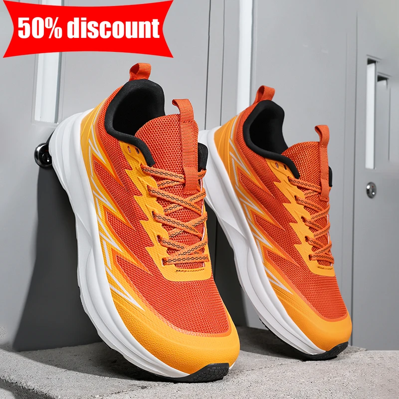 Men Sports Shoes Wide Last Comfortable Breathable Anti Slip Soft Sole Outdoor Hiking Shoes Teenagers Daily Wear Casual Shoes