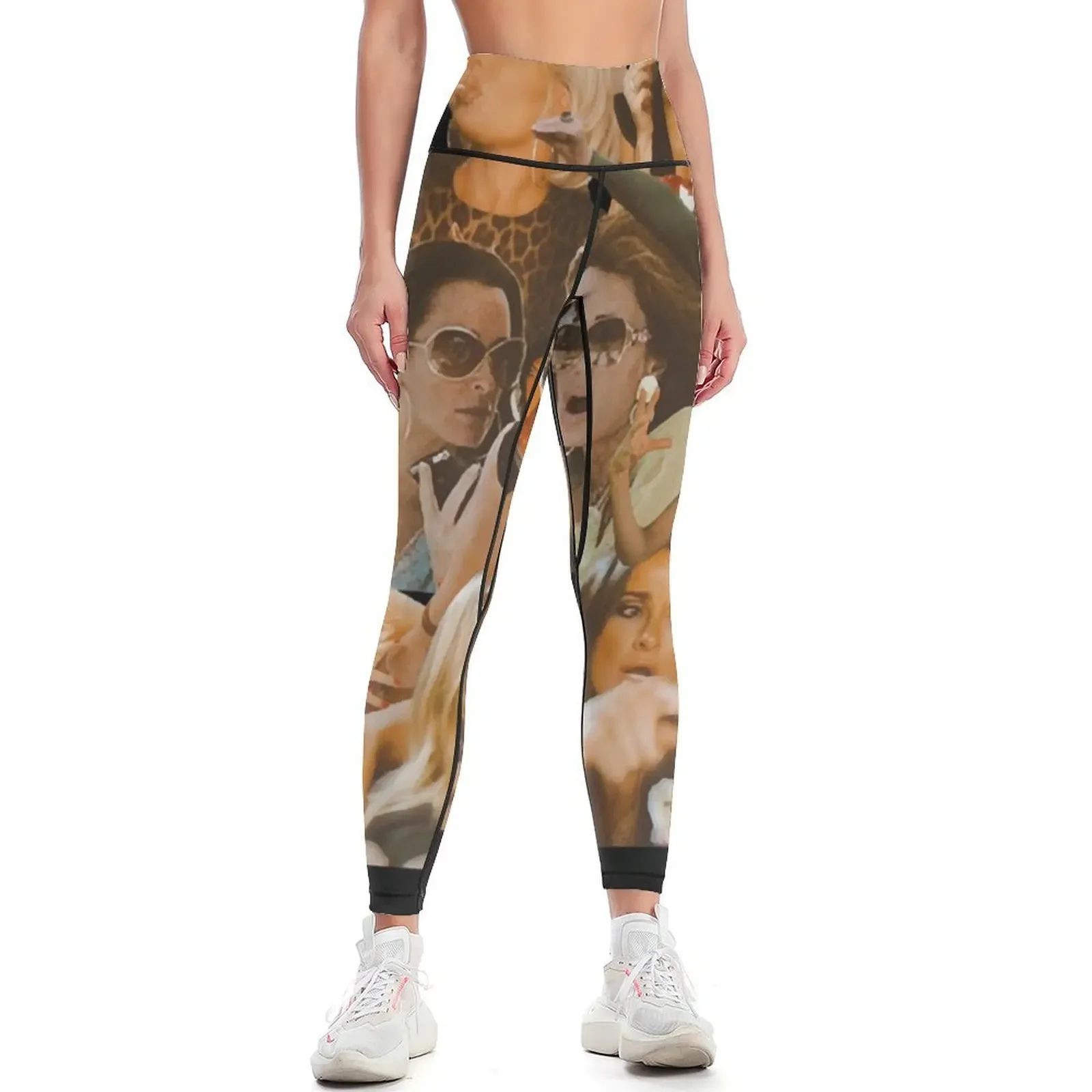 

Beautiful Model Real Housewives Collage Awesome For Movie Fans Leggings sports tennis for Tight fitting woman Womens Leggings