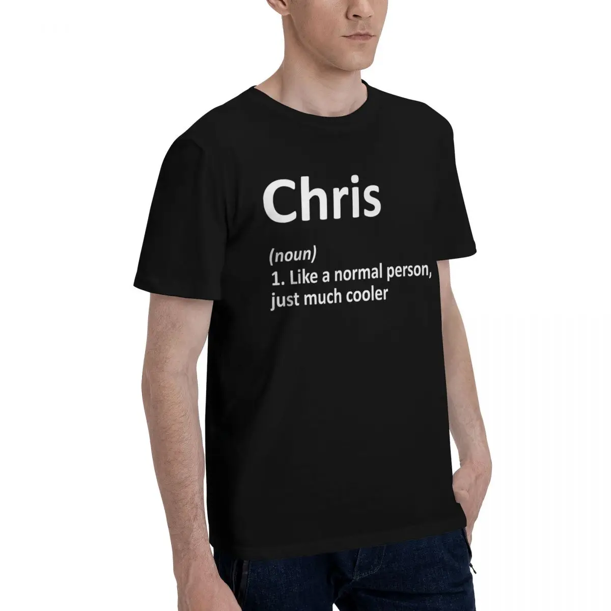 Cool Chris Definition Tee Unique Move High grade Championship T-shirts Activity competition Eur Size