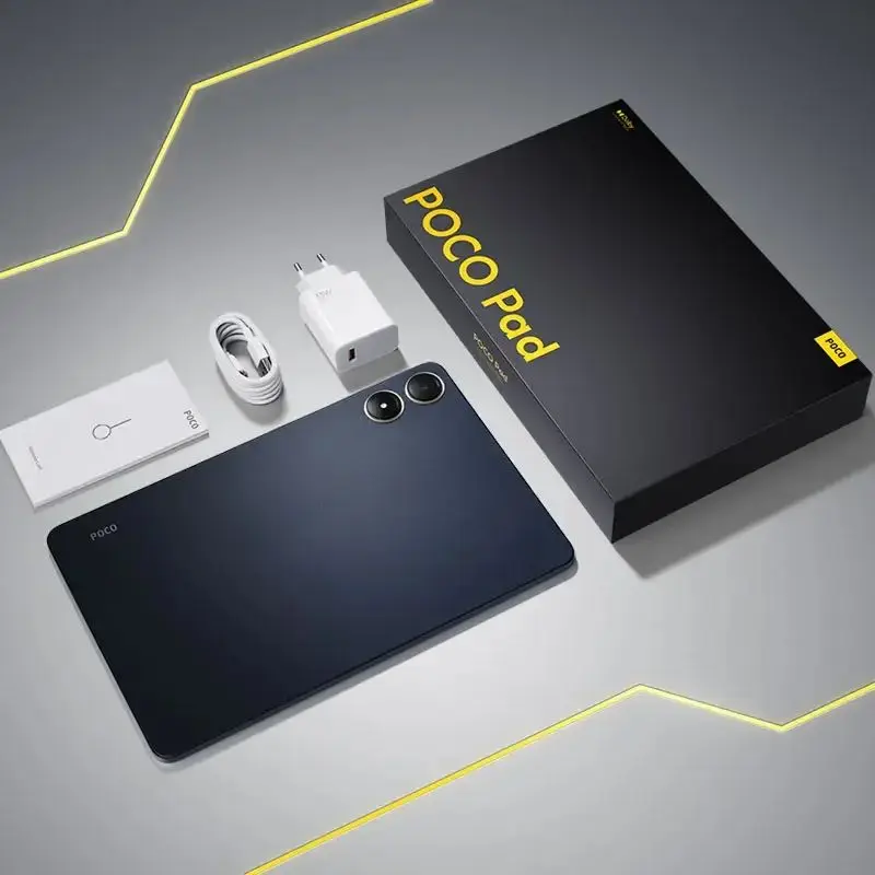 الإصدار العالمي POCO Pad 8GB/256GB 12.1 ''120 هرتز 2.5K عرض Snapdragon 7s Gen 2 معالج 33W 10000mAh بطارية رباعية مكبرات الصوت