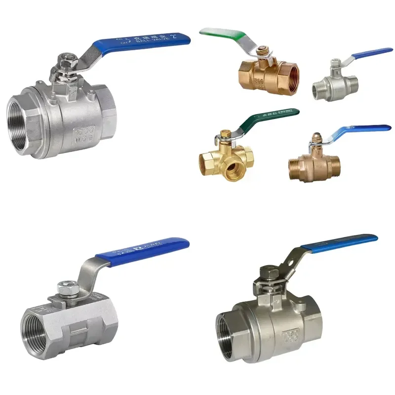 High Pressure 2 PC Screw Thread Stainless Steel Valve