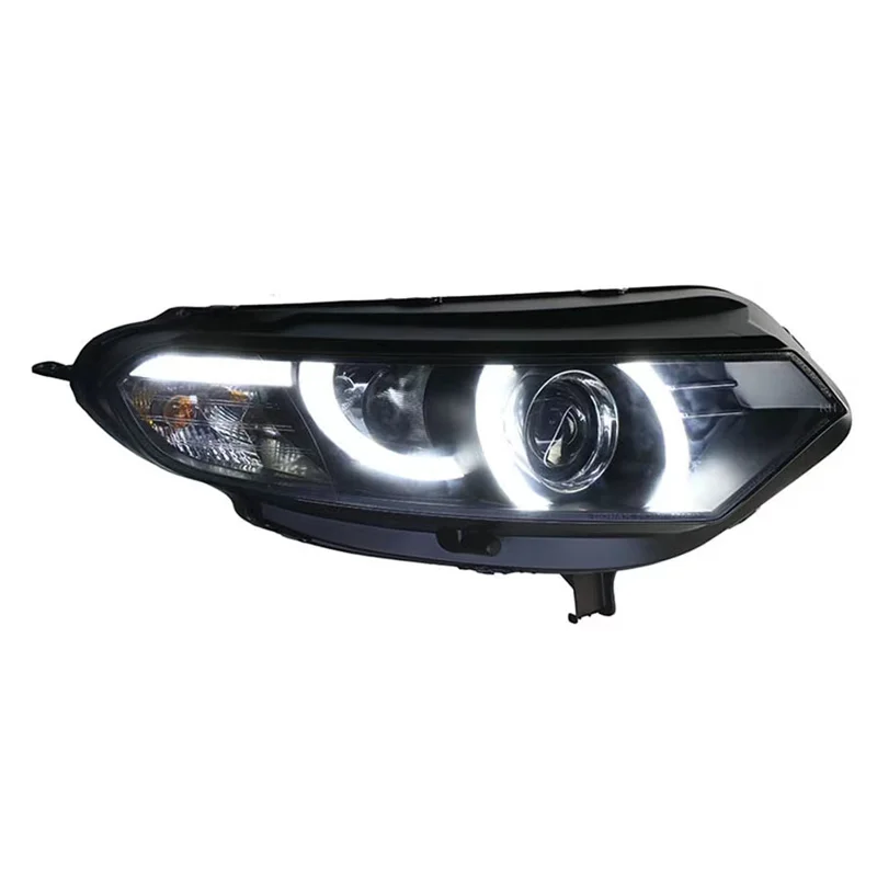 

STLFFor Fords ECOSPORT 2013 2014 2015Car Lighting System Headlight Turn Signal Car Glow Diode Headlight Front Headlight with DRL
