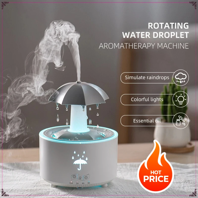 Raindrop Cloud: A Comprehensive Review of the Raindrop Aroma Essential Oil Diffuser with Remote Control and Night Light