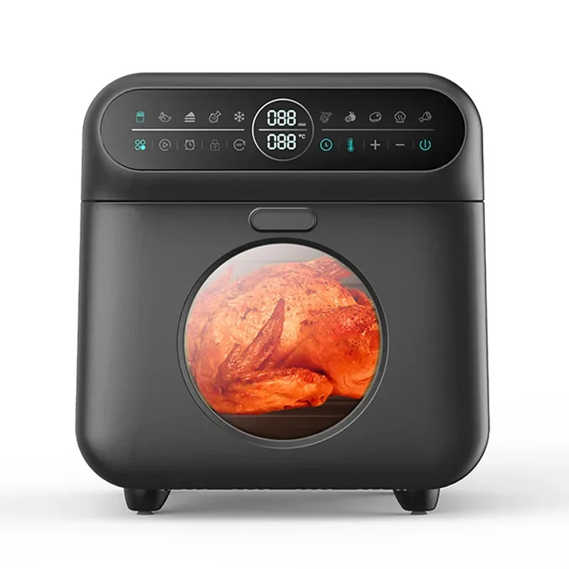 

Direct Sales Smart Button Type Fully Automatic Fryer Electric Oven Household Visual air Fryer