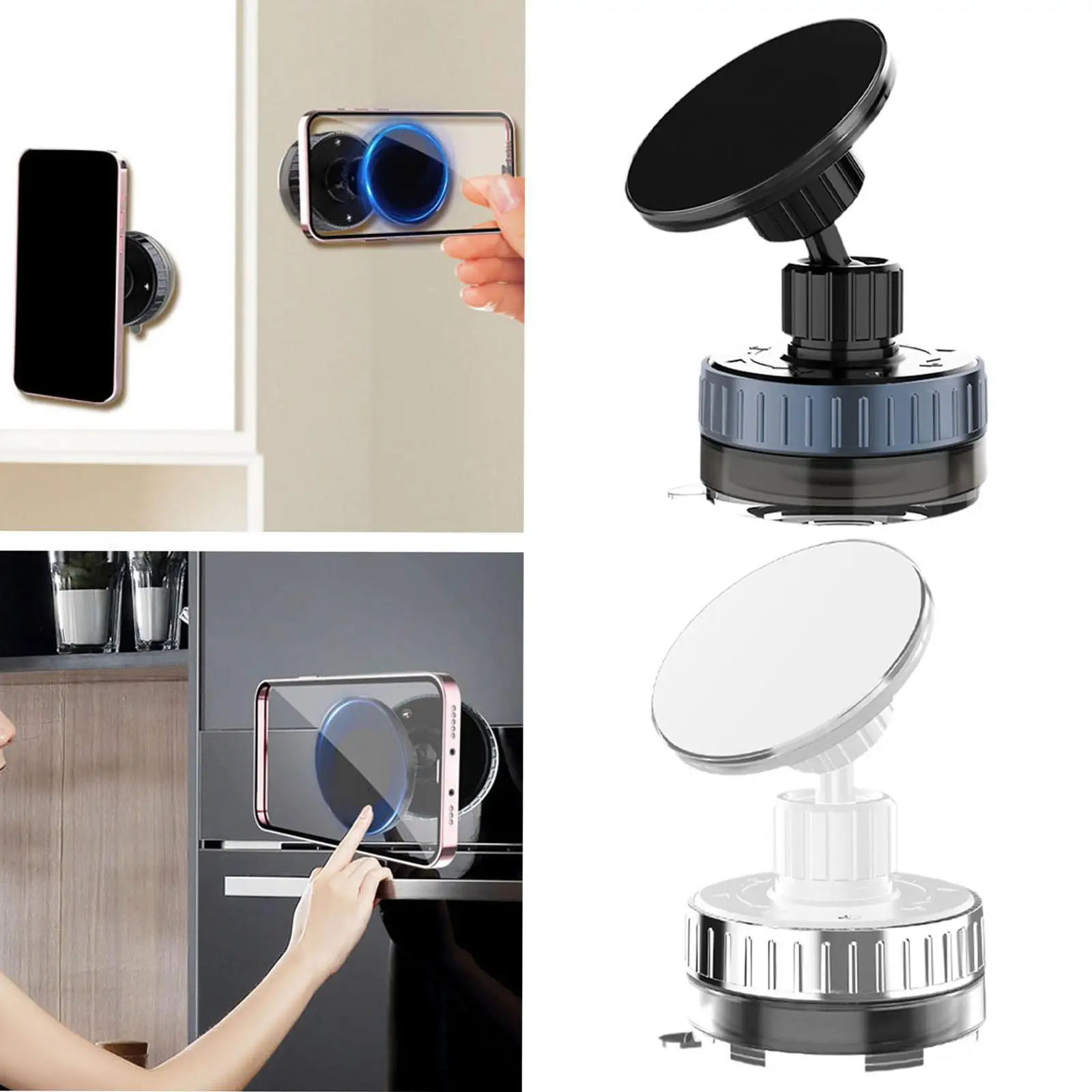 

Магнитный держатель для телефона, подарочная вращающаяся подставка для телефона для столешницы, кухни, спальни