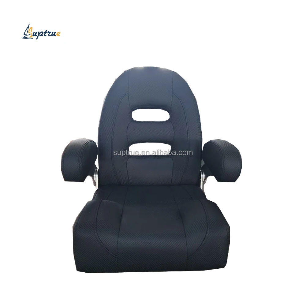 

Сиденье-капитанское Suptrue Marine Accessories для морских судов и автодомов, реверсивное, складное, люкс, с откидной спинкой, из ПВХ-кожи и сплава, одноместное