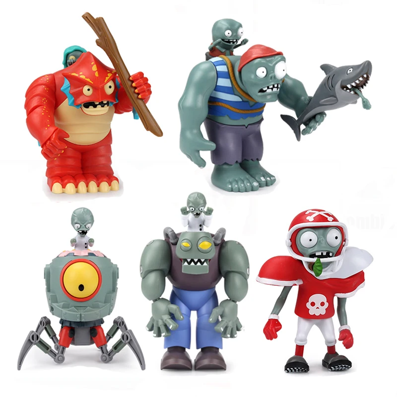 Figuras de acción de PLANTS VS ZOMBIES PVZ, juguetes genuinos, Doctor Zombies, pirata, Zombies gigantes, Dr. Zombies King, modelo de juego, regalos para niños, Juguetes