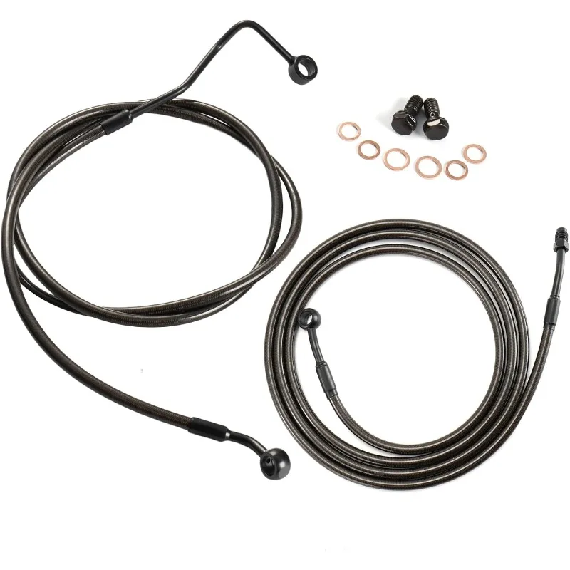 

MoKitDora Cable Kit Hydraulic Clutch & Upper Brake Lines Stainless Steel Braided