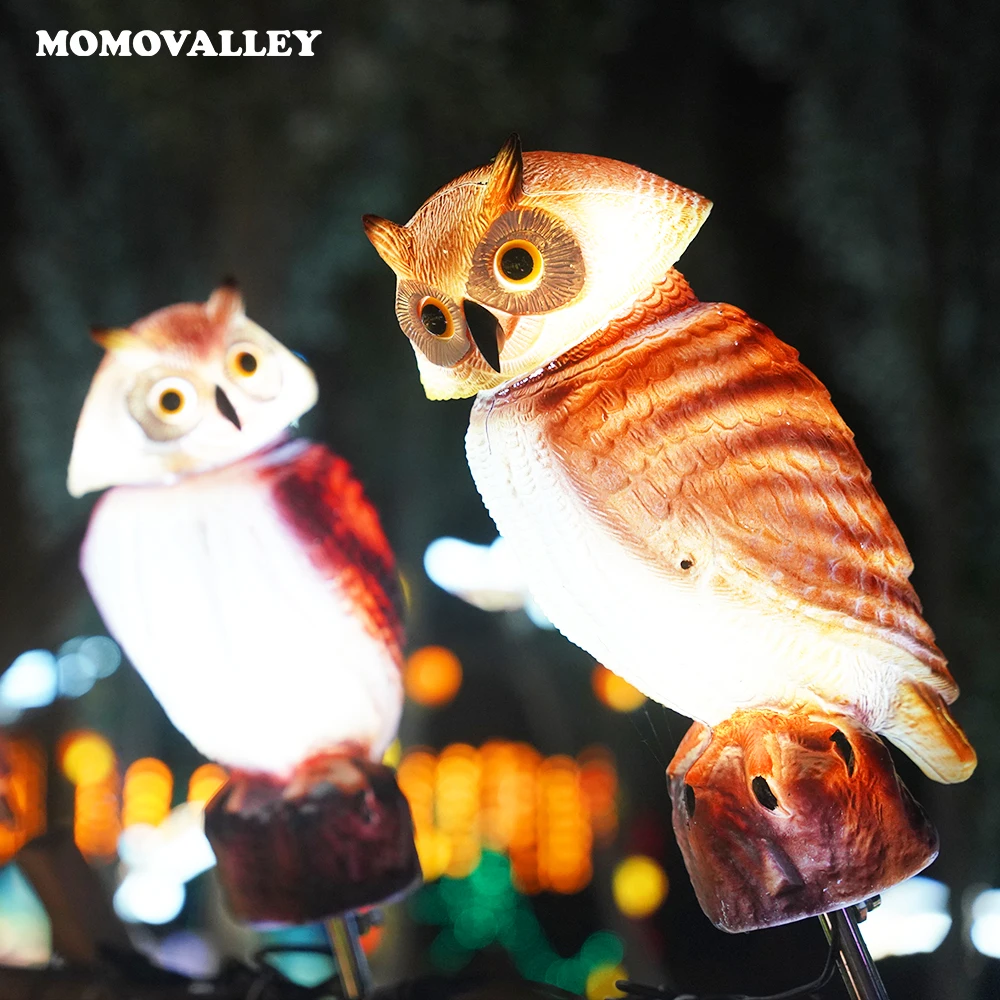 

Momovalley enchanted Imitating birds 360 degree rotating owl LED for outdoor decor