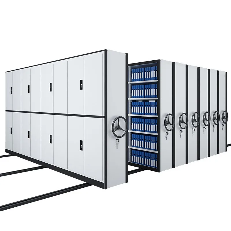Furniture hand crank dense rack, mobile file rack file cabinet, office certificate rack