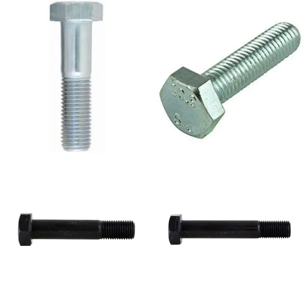 

Оцинкованные винты с шестигранной головкой и крупной резьбой, класс 8,8, M8-1,25 x 55 мм, упаковка 100 шт., частичная резьба, длина резьбы 2,25, метры