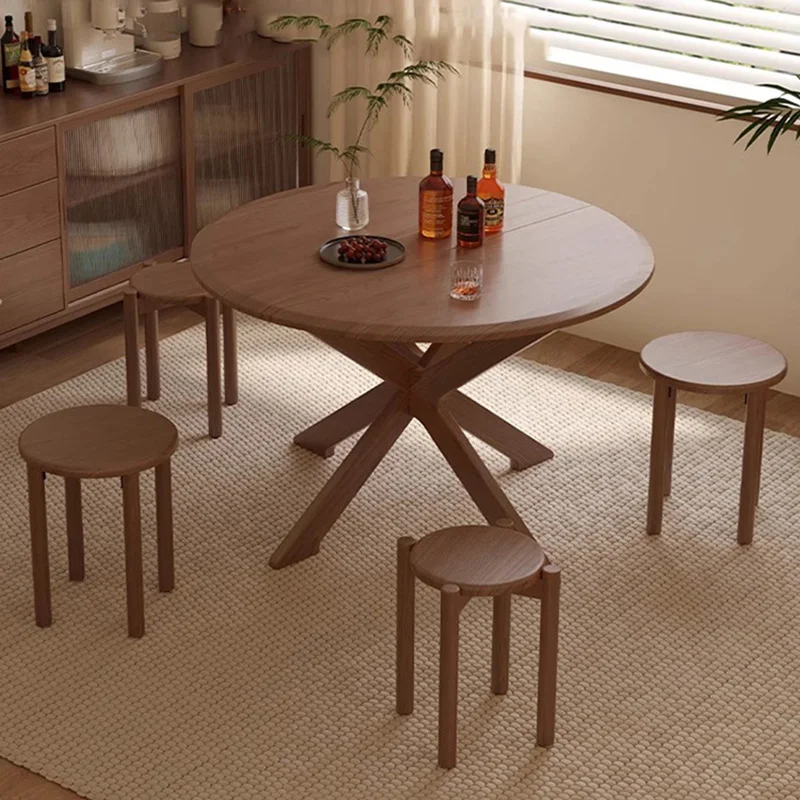 

Elegant Cozy Desk Exquisite Versatile Glamour Luxury Dining Table European Design Tavolo Pieghevole Dining Room Furniture