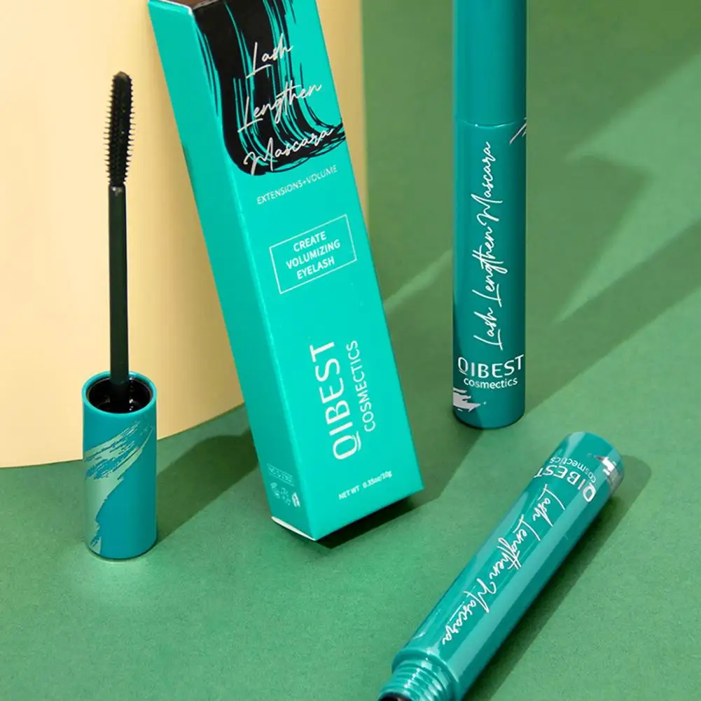 Waterdichte Mascara Waterdichte Lange Krul Mascara Natuurlijke Dikke Krullende Wimpers Voor Buiten Lichtgewicht Niet Smudging Natuurlijk