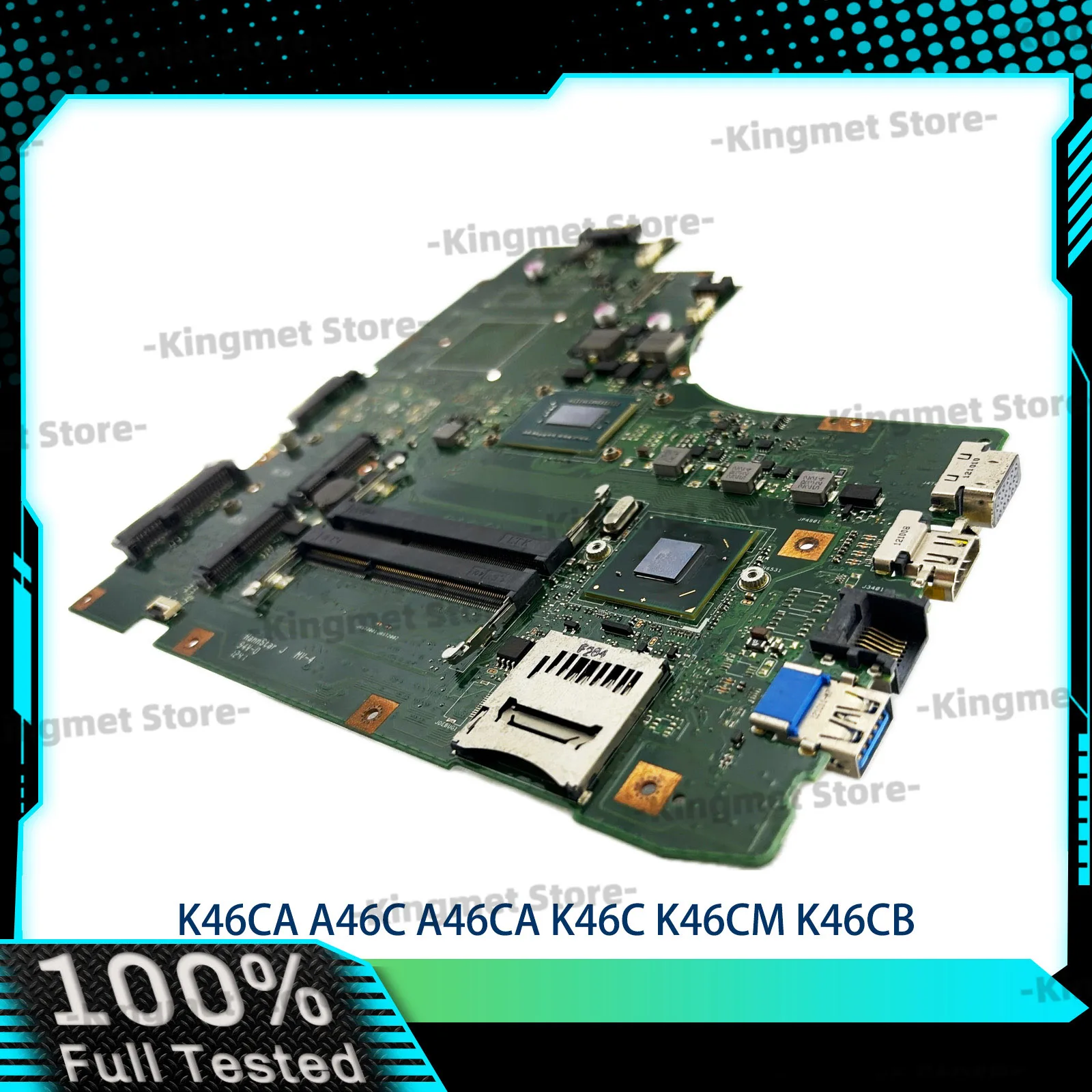 

For ASUS A46C A46CA K46C K46CA K46CM K46CB Laptop Motherboard I3-3217U I5-3317U I7-3517U CPU 100% Tested OK