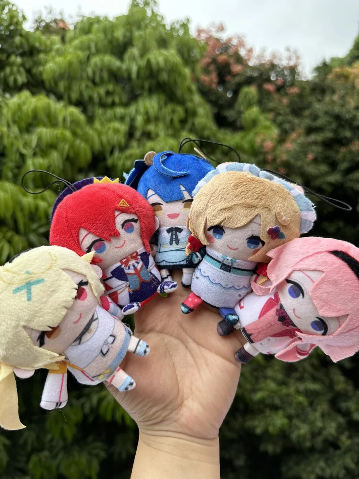 

12cm Nijisanji Finger Puppet Soft Plush Fulling Doll Toys Exquisite Workmanship accompany Birthday Gifts for Friends or Children