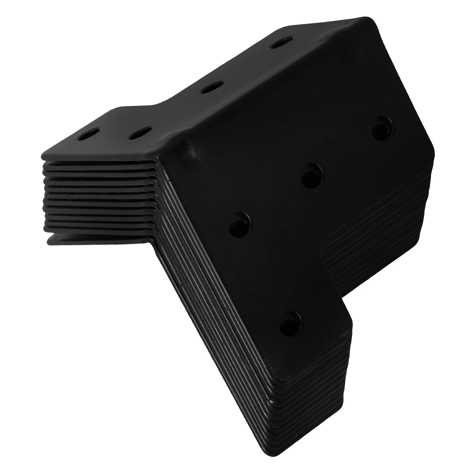 

12pcs Electroplated Metal Corner Guards Black T-Shaped For Luggage Furniture Storage Box Durable Triangle Corner Brackets