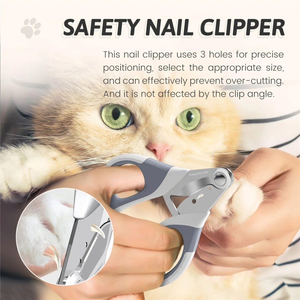 Cat Porous Nail Clippers Nail Supplies For Professionals Claw Sharpener For Dogs Round Hole Cat Cutter Grooming Care