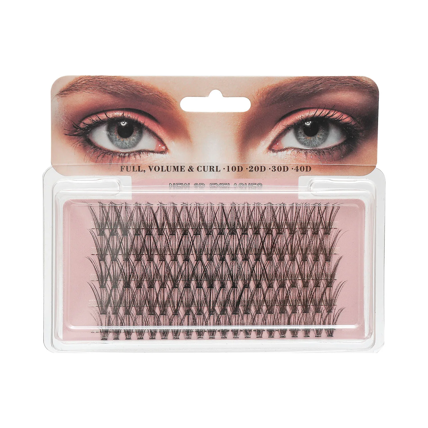 100Pcs Professional Makeup Individual C/D/DD Cluster EyeLashes Grafting False Eyelashes eyelash extension individual lash bunch