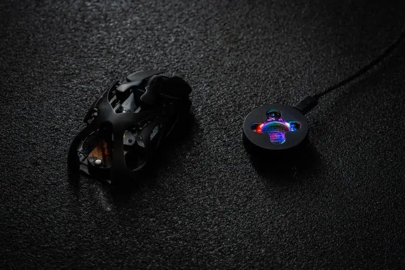 Angry Miao Infinity Gaming draadloze muis Metaal Ultralicht hol Hot-swappable PAW3950 Dual 8K bekabelde Tri-Mode