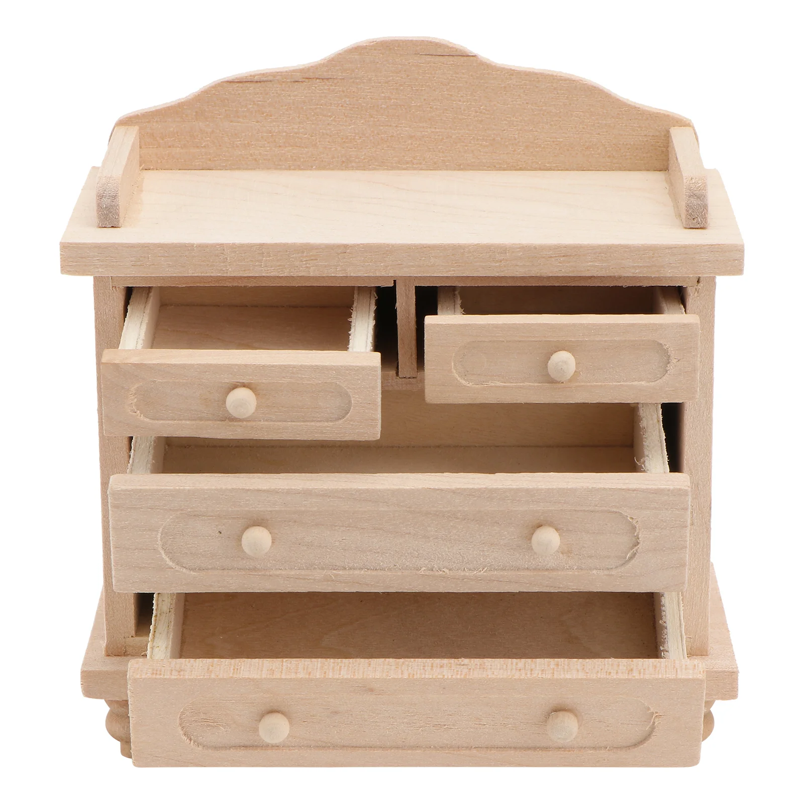 House Cabinet Miniature Wooden Furniture Accessory Adornment Simulation Model Models