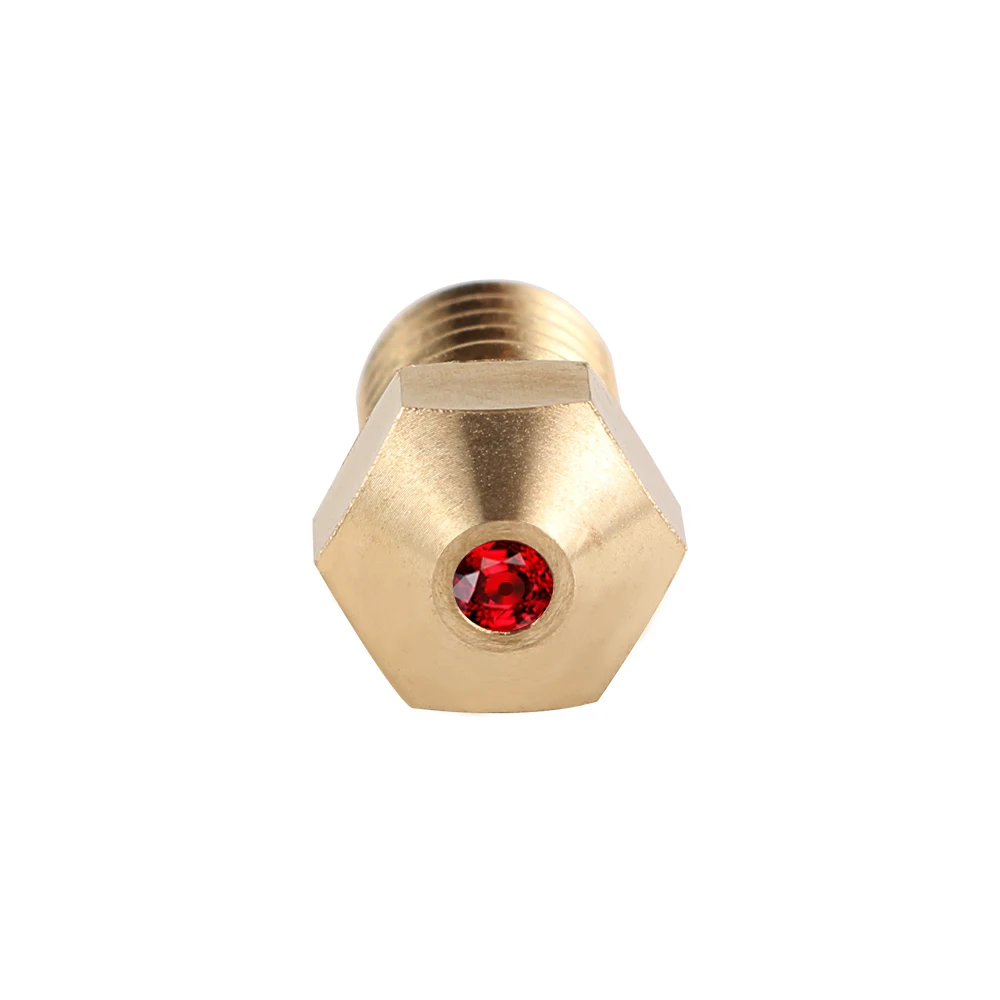 Ruby E3D round Nozzle High Thermal Conductivity Wear-Resistant Extrusion Nozzle 3D Printer Accessories