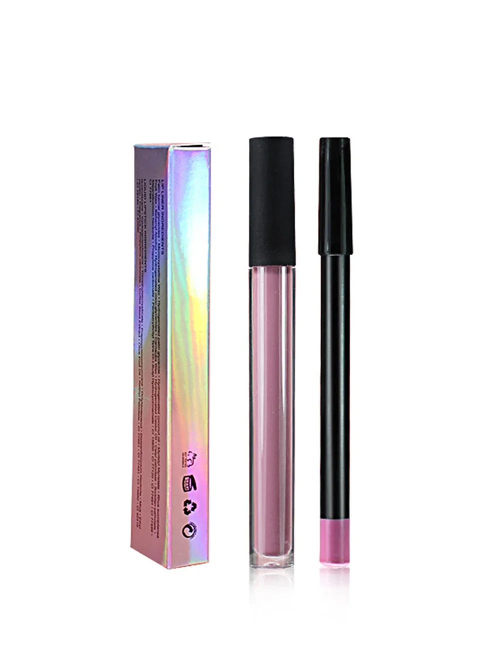 21 Color Lipgloss Custom Matte Non-stick Combination Pigment Private Label Liquid Lipstick Lip Liner Set Bulk Makeup