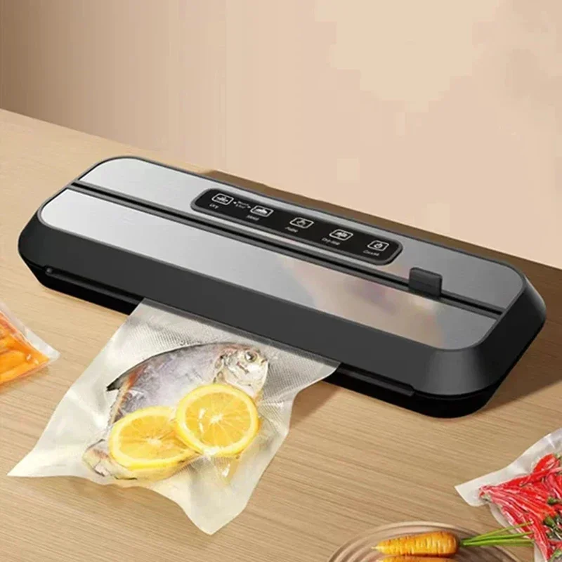 XIAOMI110V/220V Touch Food Vacuum Sealer Wet And Dry Dual-purpose Household Vacuum Packaging Machine With Free 10pcs Vacuum Bags