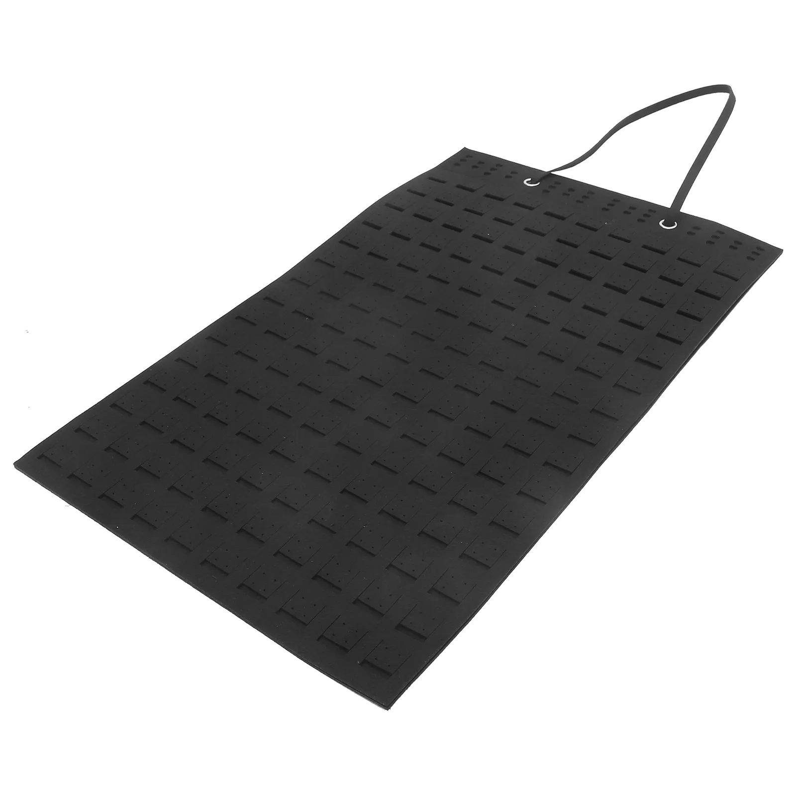 

Hanging Earring Organizer with Multiple Pockets Wall Jewelry Display Holder Lightweight Felt Earring Storage Solution for Dorm