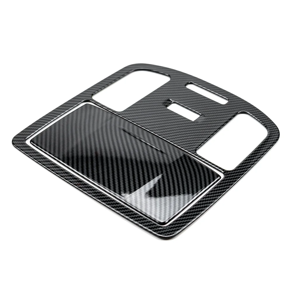 ABS Carbon Fiber Color Front Rear Reading Lamp Cover Frame Trim for Toyota Fortuner 2016 2017 2018 2019 2020 2021 2022