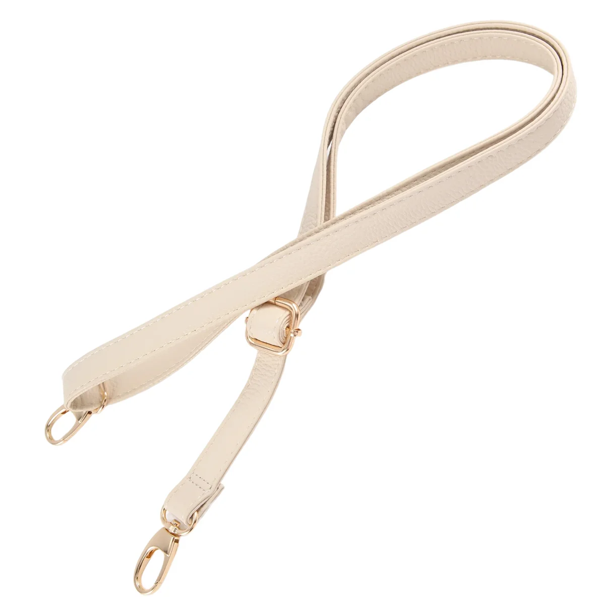 AA47 Hot DIY Replacement Leather Bag Shoulder Strap Handle Body Adjustable 140*2cm, Beige