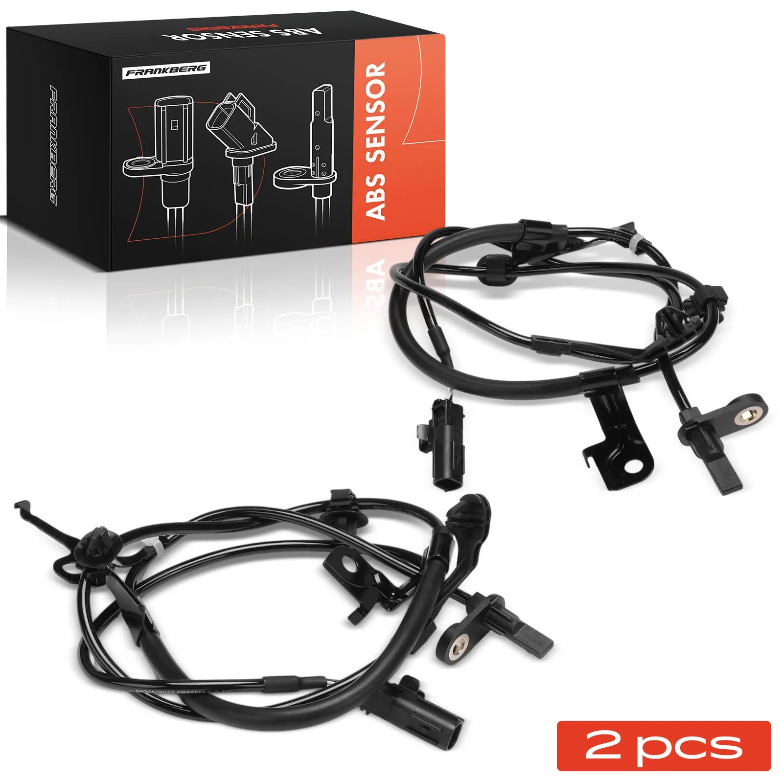 Frankberg 2x ABS Sensor Vorderachse Links Rechts für Toyota Yaris Kasten/Schrägheck P13 1.5L 32197 32196 06210755664 895430D090