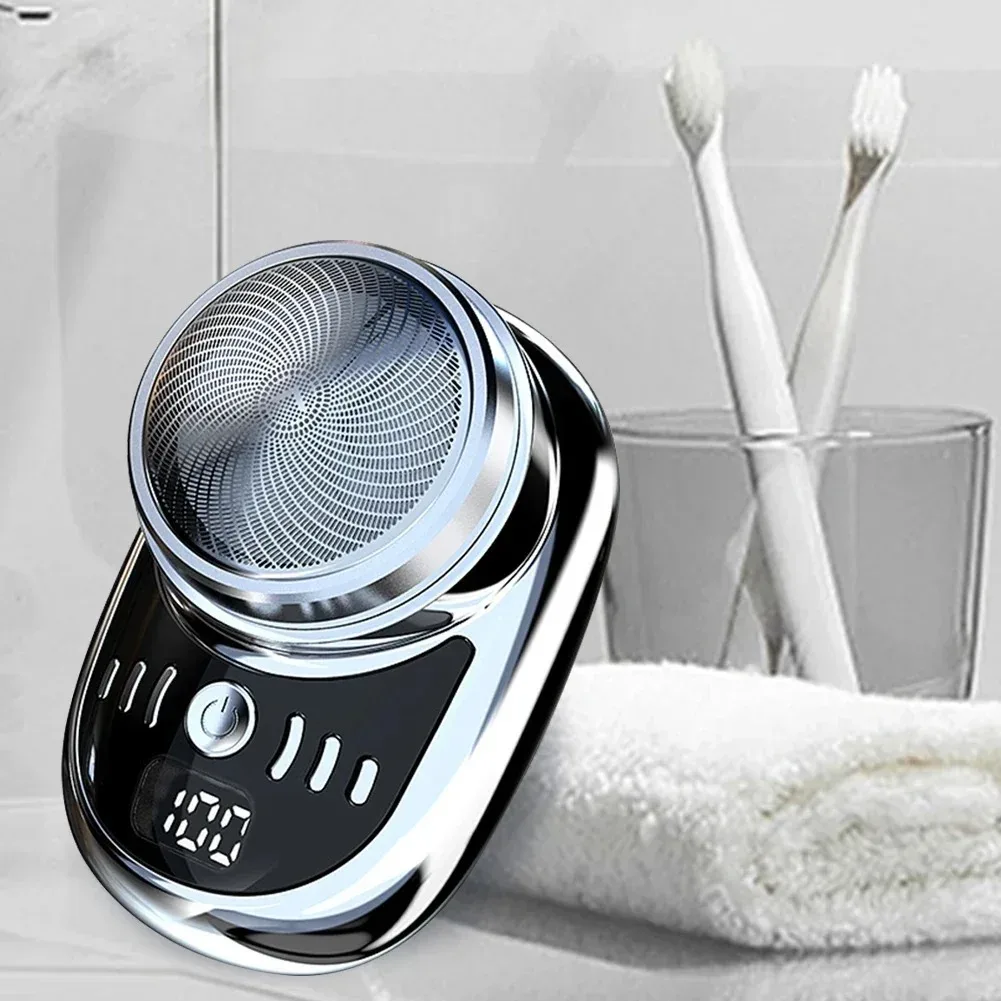 Men's Portable Mini Charging Electric Shaver Pocket Travel Razor Beard Body Hair Trimmer