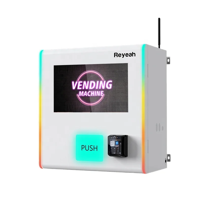 Automatic Smart Table Top Vending Machines Desktop Vending Machine With Lcd Screen Card Reader Vending Machine Age Verification