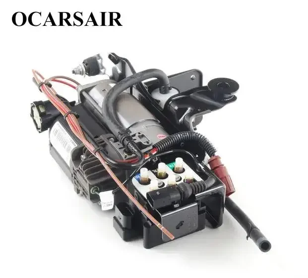 

Air Suspension Compressor Air Pump w/Valve Block + Relay for Audi A6 S6 Allroad C6 4F 2004-2011 4F0616005 4F0616006