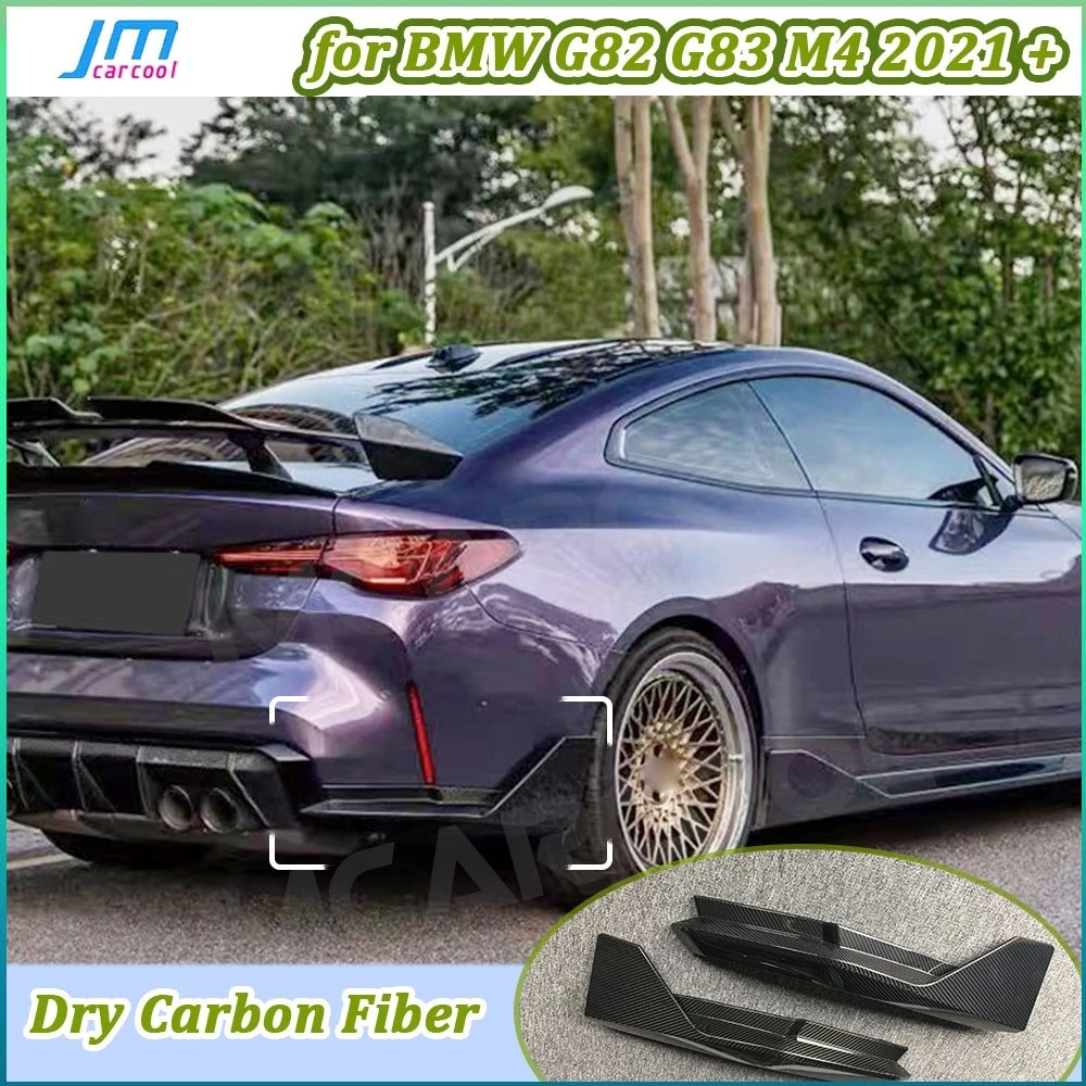 

Rear Diffuser Lip Splitters Rear Bumper Dry Carbon for BMW G82 G83 M4 2021 UP MP Style Fiber Glass