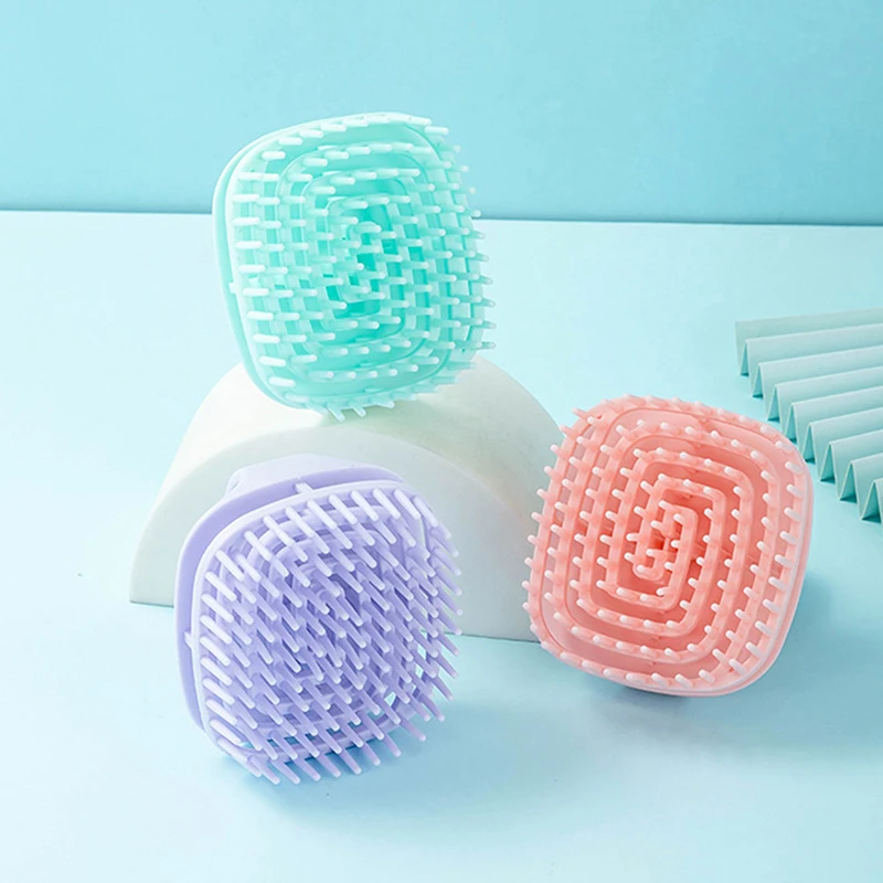 Massage Brush Finely Crafted Silicone Brush Head No Harm To The Scalp Massager Easy To Clean And Has No Sharp Edges Or Corners