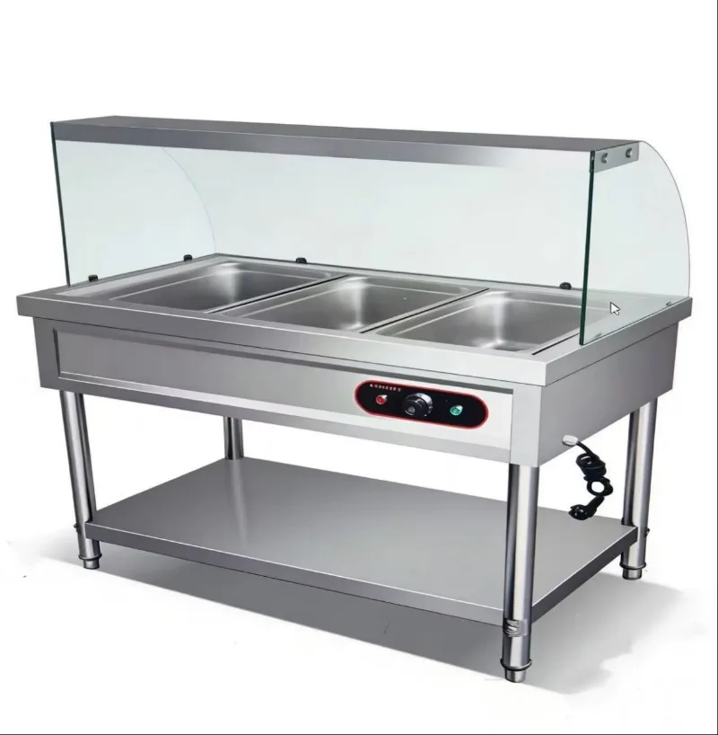 Double Insulation Display Cabinet Humidity Control Energy-saving Commercial Food Insulation Cabinet Sui  for Supermarkets