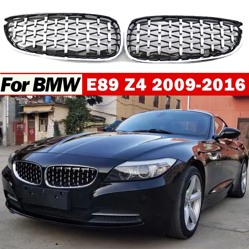 

Car Front Kidney Grill for BMW E89 Z4 2009 2010 2011 2012 2013 2014 2015 2016 2Pcs Facelift Hood Grille Auto Replace Accessories