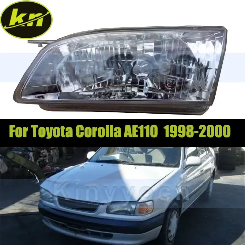 Car Front Bumper Headlight Headlamp For Toyota Corolla AE110 1998-2000 Head Light Head Lamp