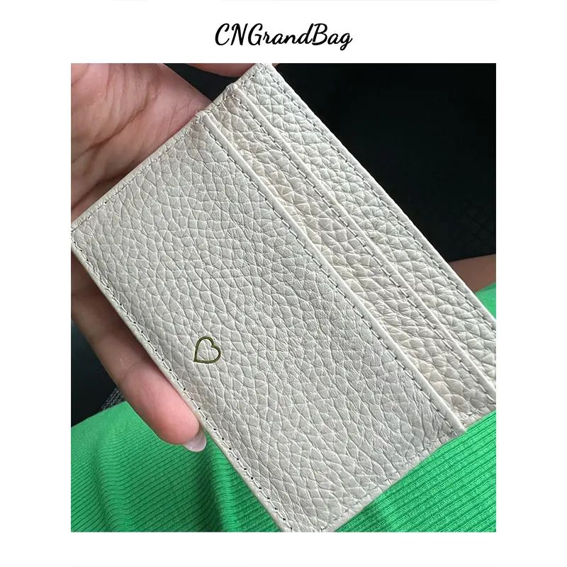 Monogrammed Initial Classic Genuine Leather Card Holder Men Slim Wallet Business Bank Cardholder Women Credit Card Case