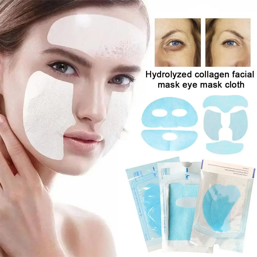 Maschera viso solubile tipo 3 collagene liofilizzato viso acqua occhi maschera morbida maschera idrogel panno maschera Hurotid Nano solubile W7M3