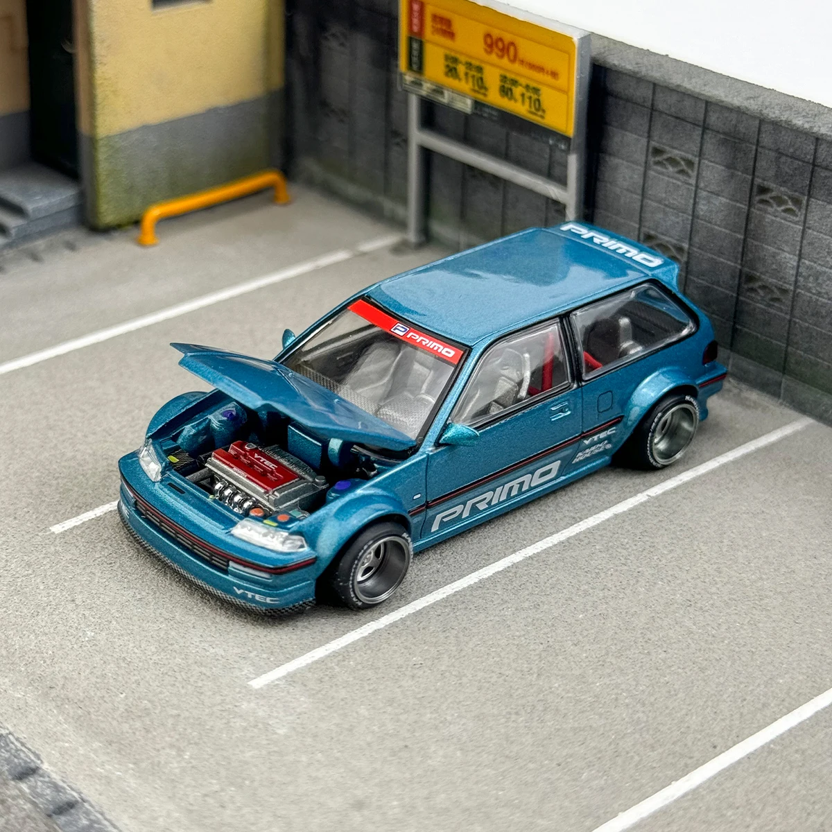 Kaido House+MINIGT 1:64 #126 Civic EF diecast car models